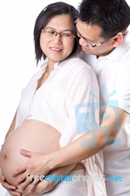 Lovely Pregnant Stock Photo