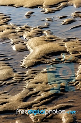 Low Tide Stock Photo