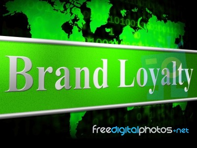 Loyalty Brand Means Company Identity And Support Stock Image Loyalty Brand Means Company Identity And Support Stock Image