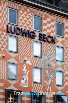Ludwig Beck Department Store In Munich Stock Photo