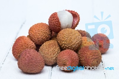 Lychee Fruit Stock Photo