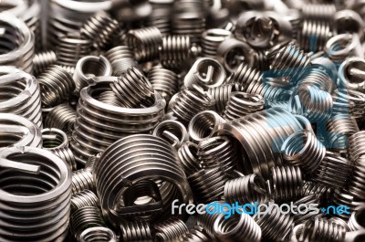 M4 And M10 Helicoils Stock Photo