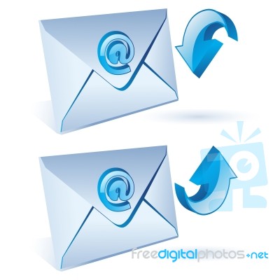 Mail Icon Stock Image