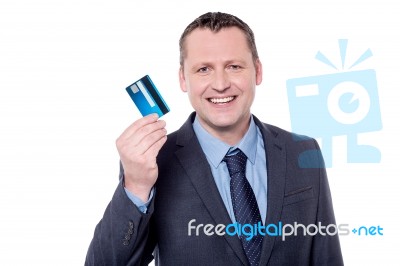 Make Your Payments With Credit Card Stock Photo