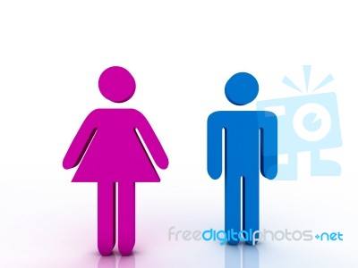 Male And Female Sign Stock Image