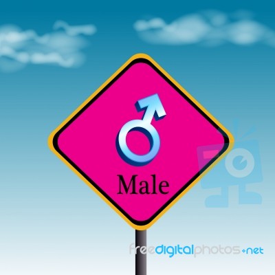 Male Icon Stock Image