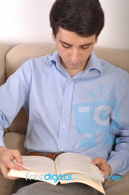 Man Reading A Book Stock Photo Man Reading A Book Stock Photo