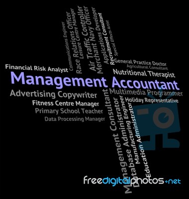 Management Accountant Indicates Balancing The Books And Accounta… Stock Image