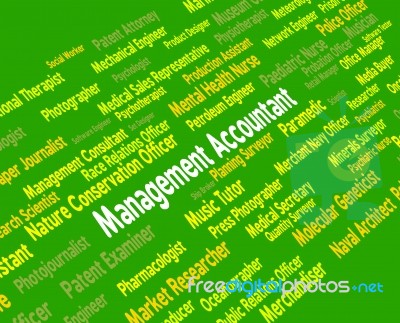 Management Accountant Shows Balancing The Books And Accountants Stock Image