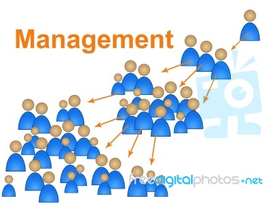 Manager Management Indicates Authority Organization And Directors Stock Image