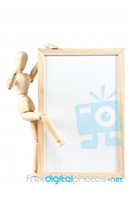 Mannequin Message Board Stock Image