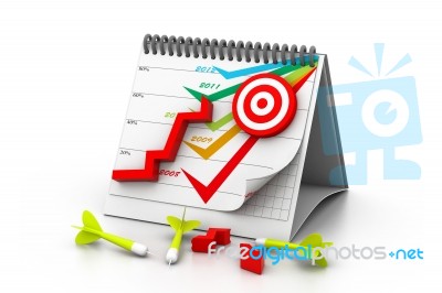 Many Arrows Miss Their Target Stock Image