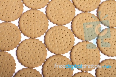 Many Biscuits Stock Photo