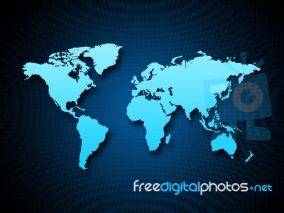 Map Background Means Geography Of World And Planet
 Stock Image