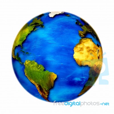 Map World Stock Image