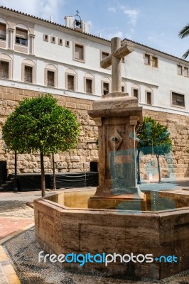 Marbella, Andalucia/spain - July 6 : Fountain In Marbella Spain Stock Photo