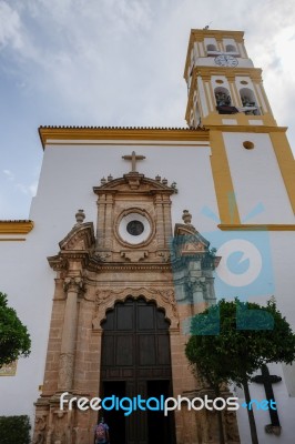 Marbella, Andalucia/spain - July 6 : View Towards The Church Of Stock Photo
