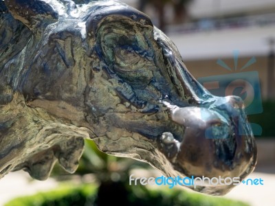Marbella, Andalucia/spain _ May 4 : Salvador Dali Sculpture In M… Stock Photo
