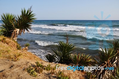 Marbella Beach Stock Photo