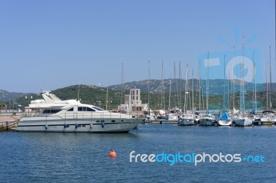 Marina At Cannigione Sardinia Stock Photo