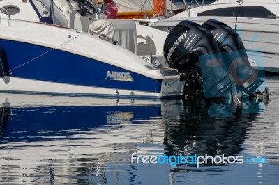 Marina At Palau In Sardinia Stock Photo