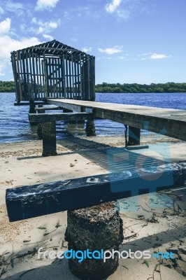 Maroochy River Boat House During The Day Stock Photo