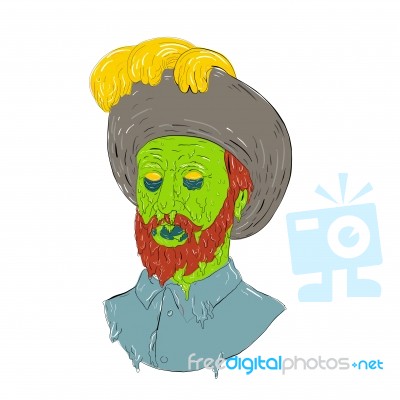Marquis Conquistador Grime Art Stock Image