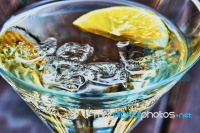 Martini Cocktail Stock Photo