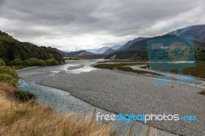 Maruia River Stock Photo