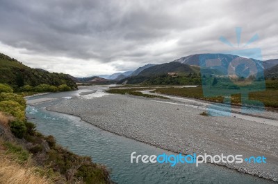 Maruia River Stock Photo