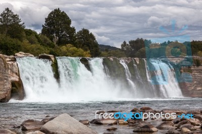 Maruia Waterfall Stock Photo