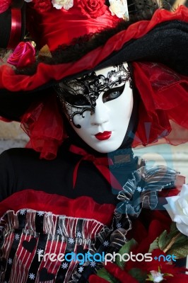 Mask Of Venice Stock Photo