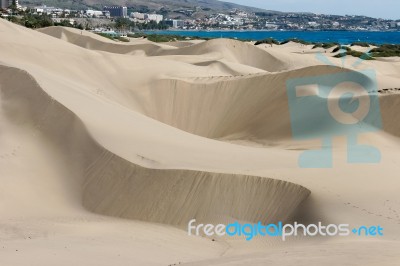 Maspalomas, Gran Canaria/canary Islands - February 18 : A View O… Stock Photo