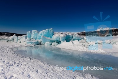 Matanuska Glacier Stock Photo