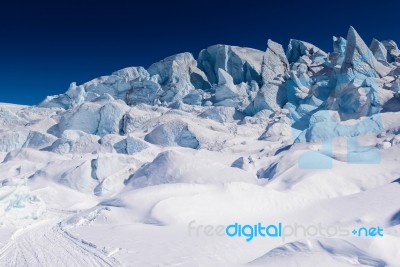 Matanuska Glacier Stock Photo