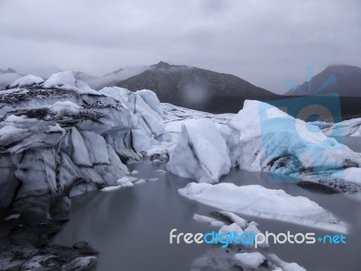 Matanuska Glacier, Alaska Stock Photo