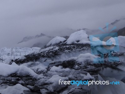 Matanuska Glacier, Alaska Stock Photo