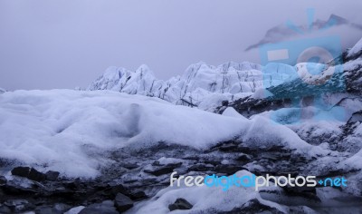 Matanuska Glacier, Alaska Stock Photo