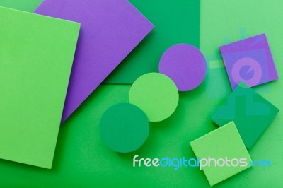 Material Design Colorful Background Stock Photo