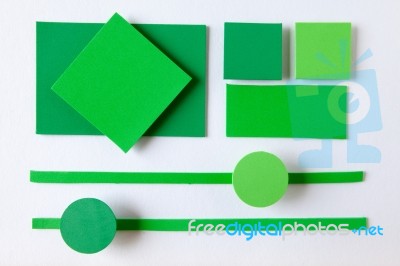 Material Design Colorful Background Stock Photo