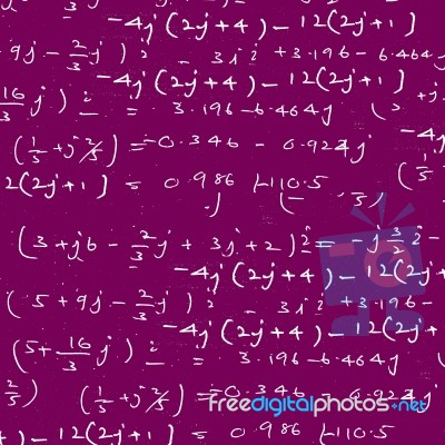 Mathematical Background Stock Image