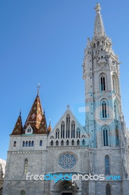 Matthias Church Budapest Stock Photo