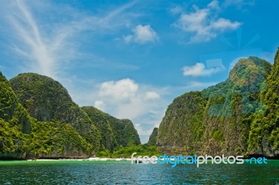 Maya Bay, Phi Phi Stock Photo