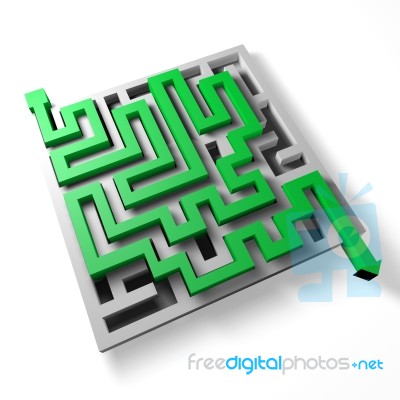 Maze Stock Image