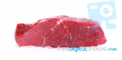Meat Isolated On The White Background Stock Photo