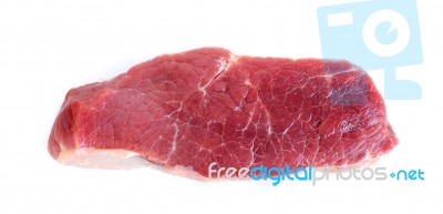 Meat Isolated On The White Background Stock Photo