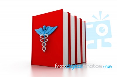 Medical Books Stock Image