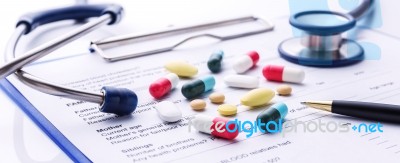 Medical Concept With Medicine Stock Photo