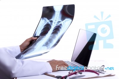 Medical Doctor Checking Your Healthy Concept Stock Photo