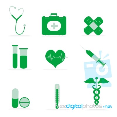 Medical Icons Stock Image